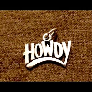 James Avery Howdy charm